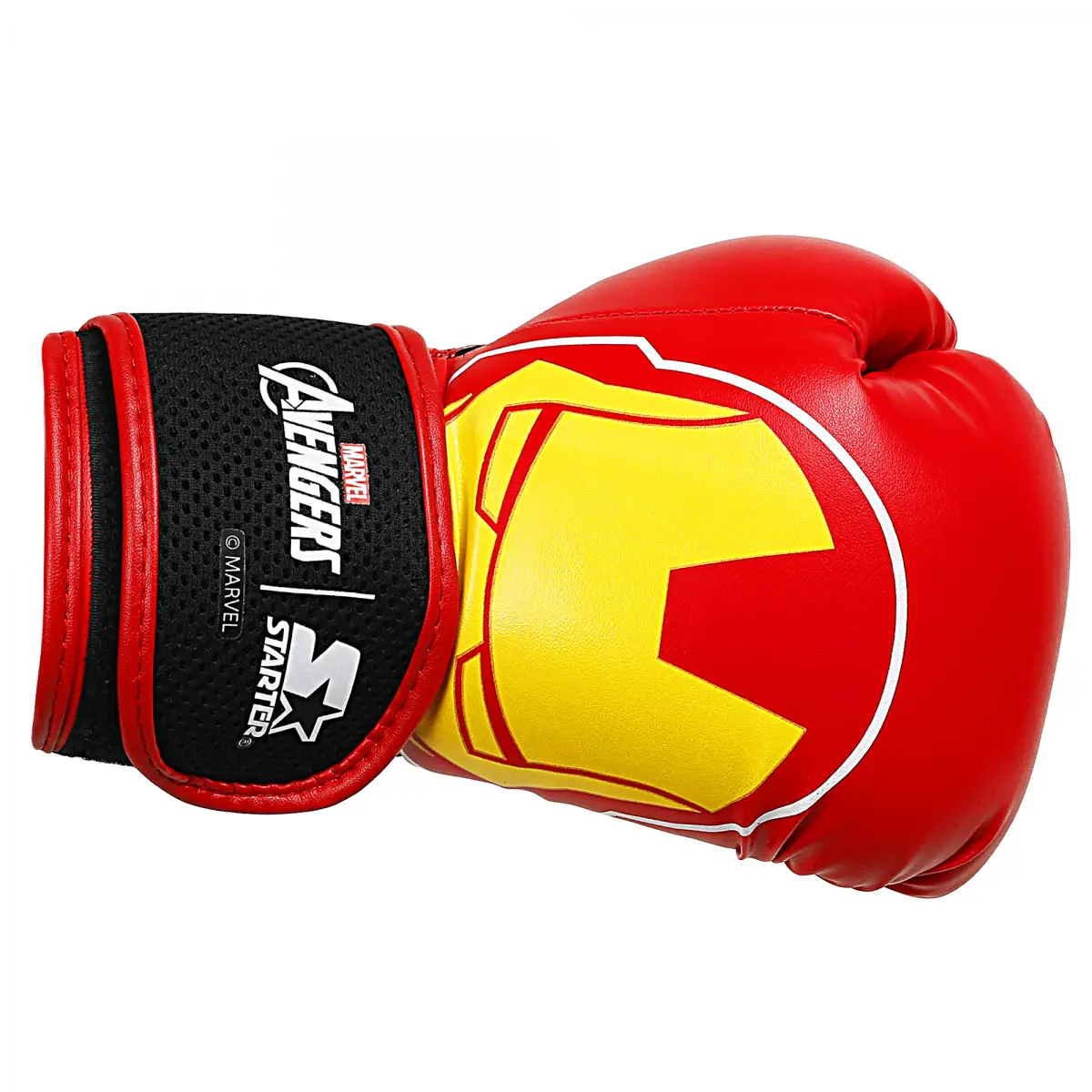 Marvel Avengers Focus Pad & Gloves Set, Easy to Assemble, Boxing Gloves, Focus Pads , Kids for 3Y+, Red