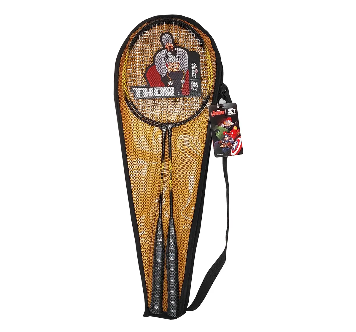 Starter Thor Badminton Racket Set of 2 Multicolour, 6Y+