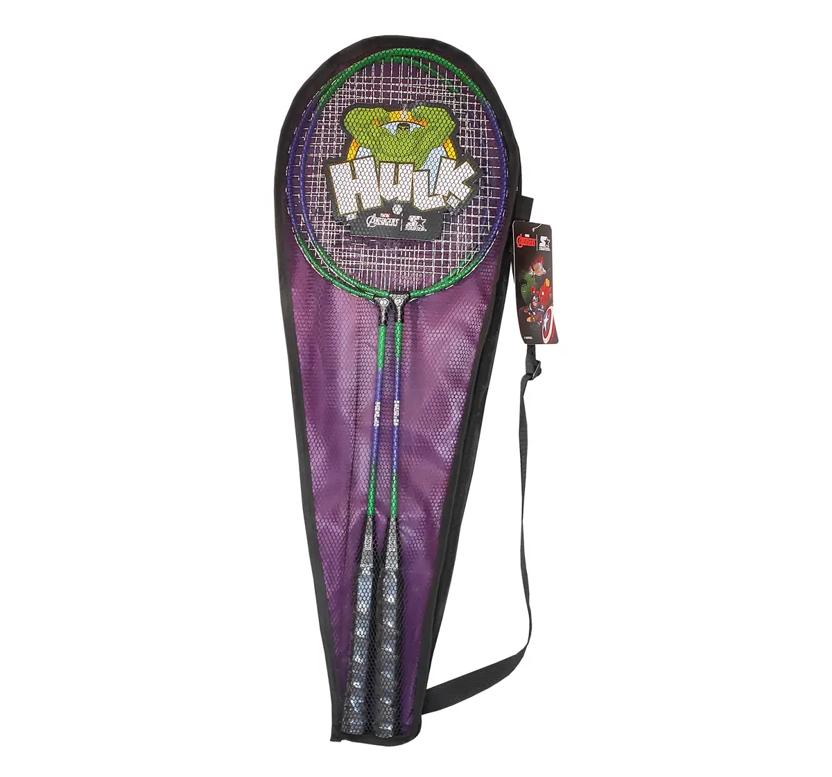 Starter Hulk Badminton Racket Set Of 2 Multicolour, 6Y+