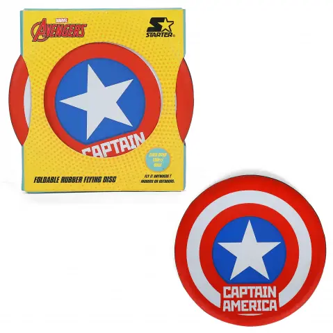 Starter Marvel Avengers The Incredible Hulk Foldable Rubber Disc, 5Y+, Red
