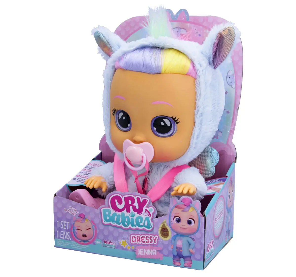 Cry Babies Dressy Fantasy Jenna Dolls For Kids, 18M+