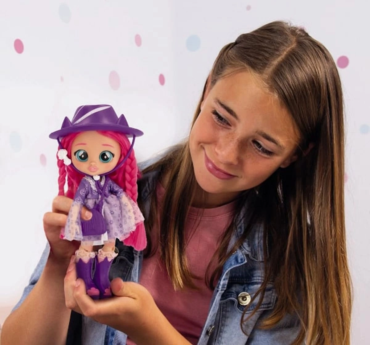Best Friends Forever Series Fashion Play Doll Katie with Long Hair & Glass Eyes, Dolls For Kids, 