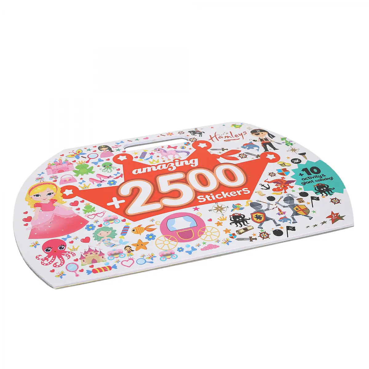 Hamleys Sticker Book, 2500 Stickers, 3Y+, Multicolour, Assorted