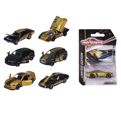 Majorette Limited Edition 9, 6-Assorted Multicolour, 3Y+