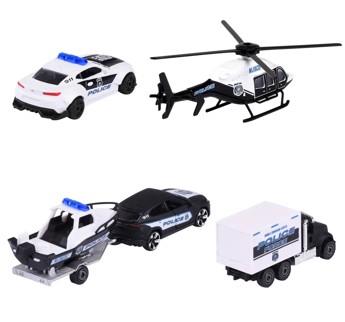 Majorette Police FoRCe 4 Pieces Gift Pack Multicolour, 3Y+