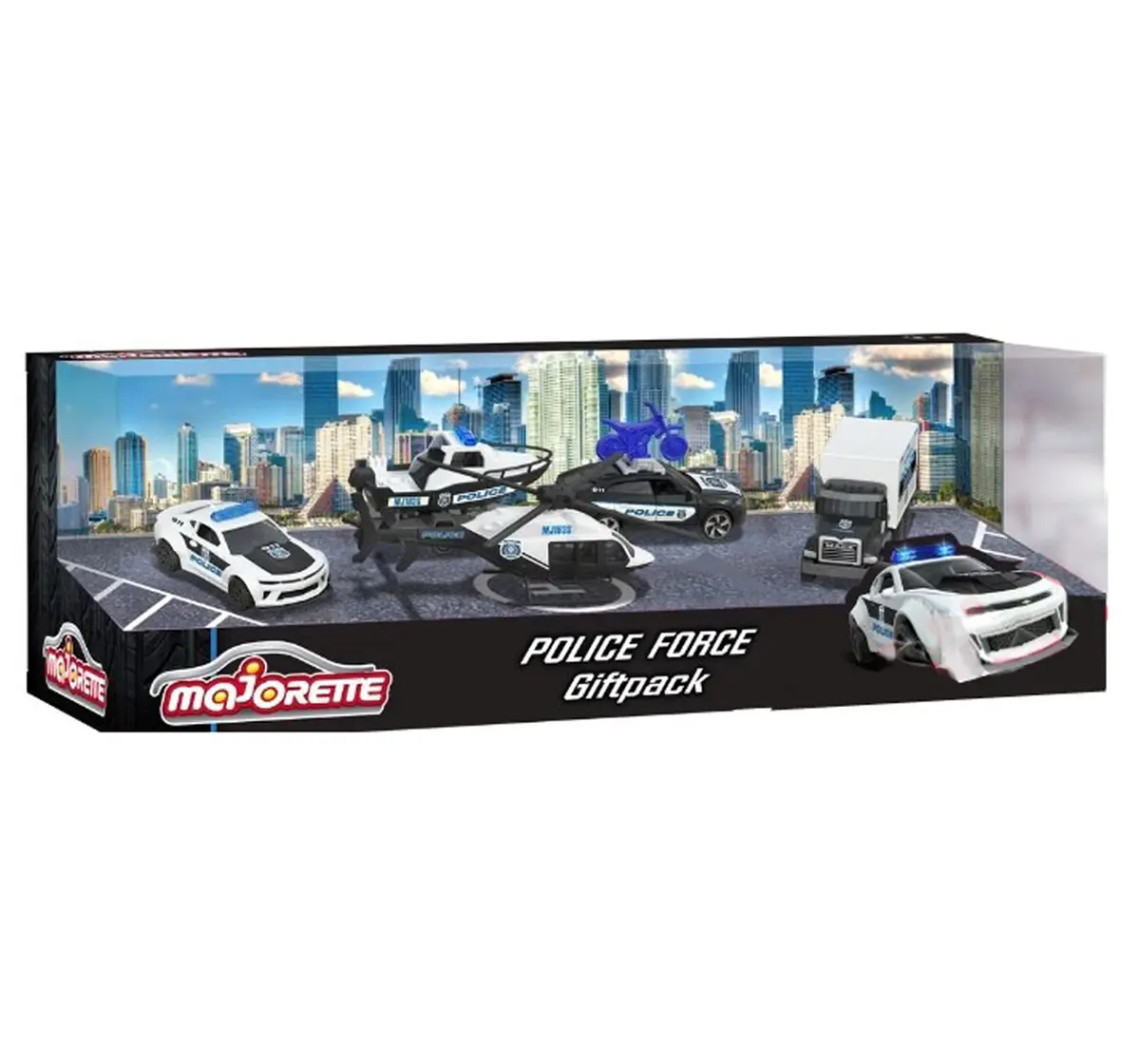 Majorette Police FoRCe 4 Pieces Gift Pack Multicolour, 3Y+