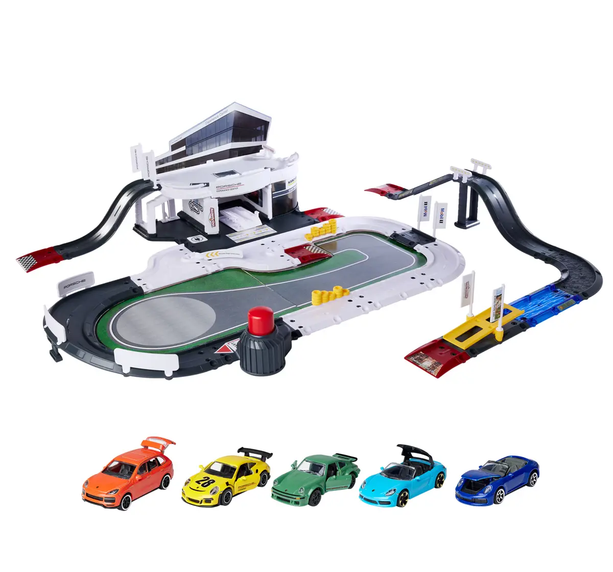 Majorette Porsche Experience Center 5 Vehicles, Diecast Vehicle,  Collectible Model For Kids, 5Y+