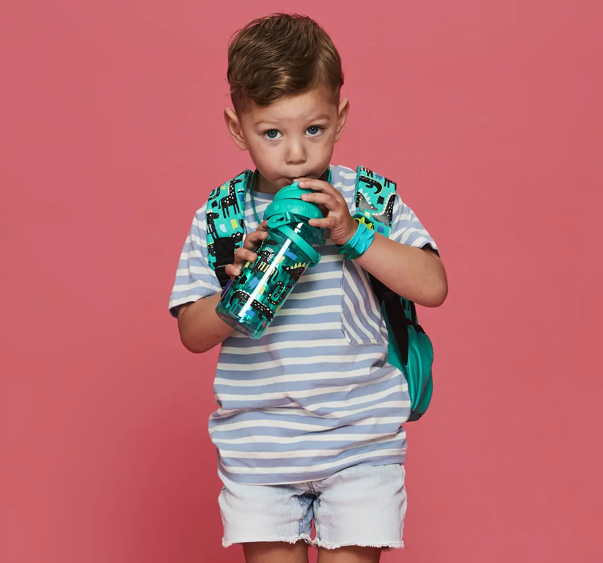 Smiggle Round About Teeny Tiny Backpack, Green, 3Y+