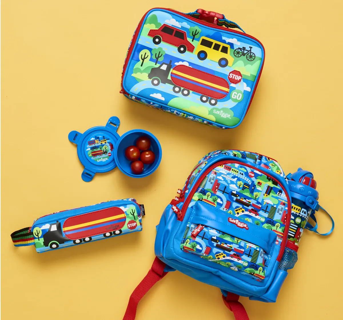 Smiggle Round About Teeny Tiny Backpack, Blue, 3Y+