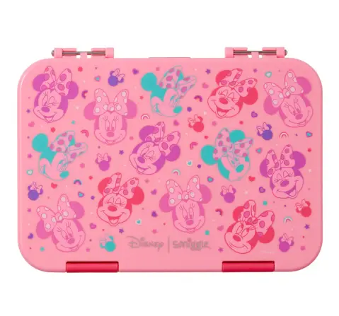 Smiggle Minnie Lunch Box Bento, Medium, Pink, 3Y+