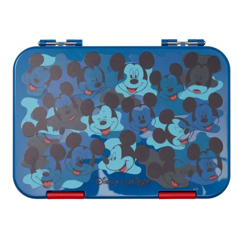 Smiggle Mickey Lunch Box Bento, Medium, Blue, 3Y+