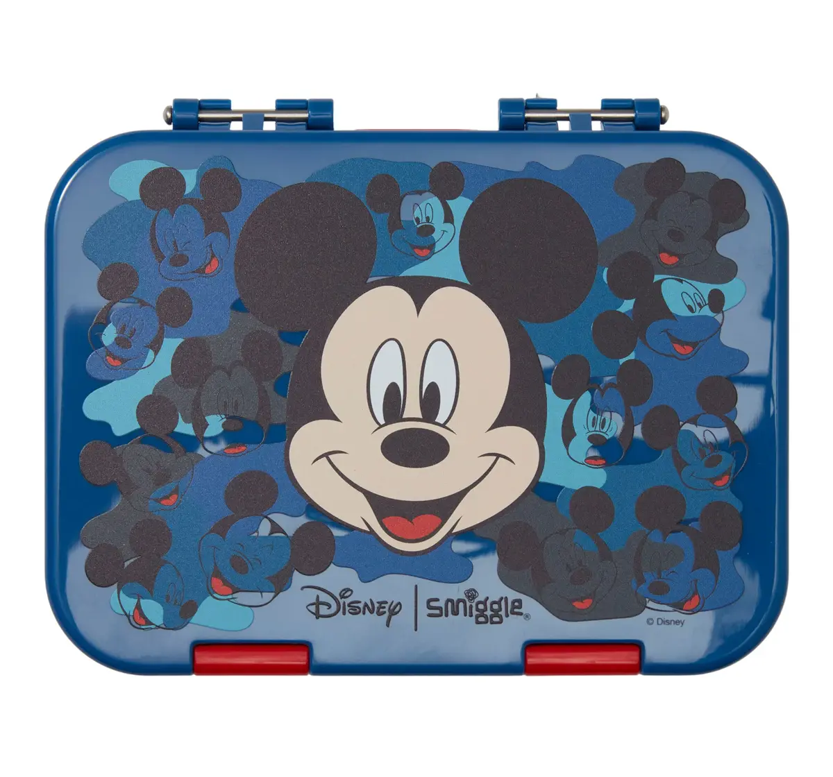 Smiggle Mickey Lunch Box Bento, Small, Blue, 3Y+