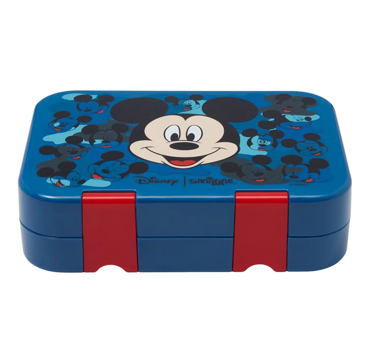 Smiggle Mickey Lunch Box Bento, Small, Blue, 3Y+