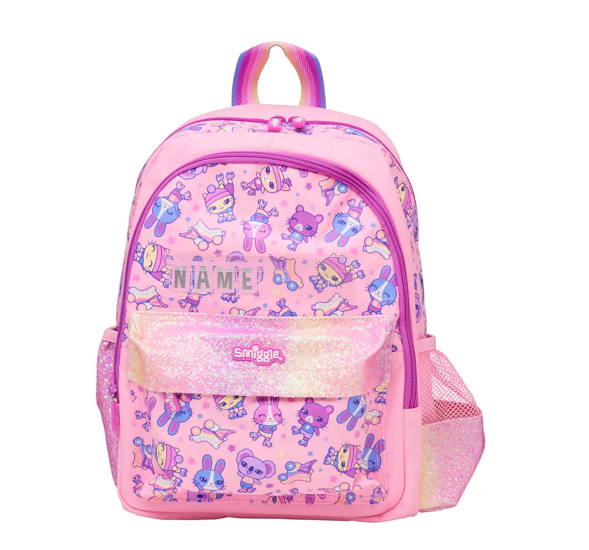 Smiggle Movin Junior Backpack Pink 3Y