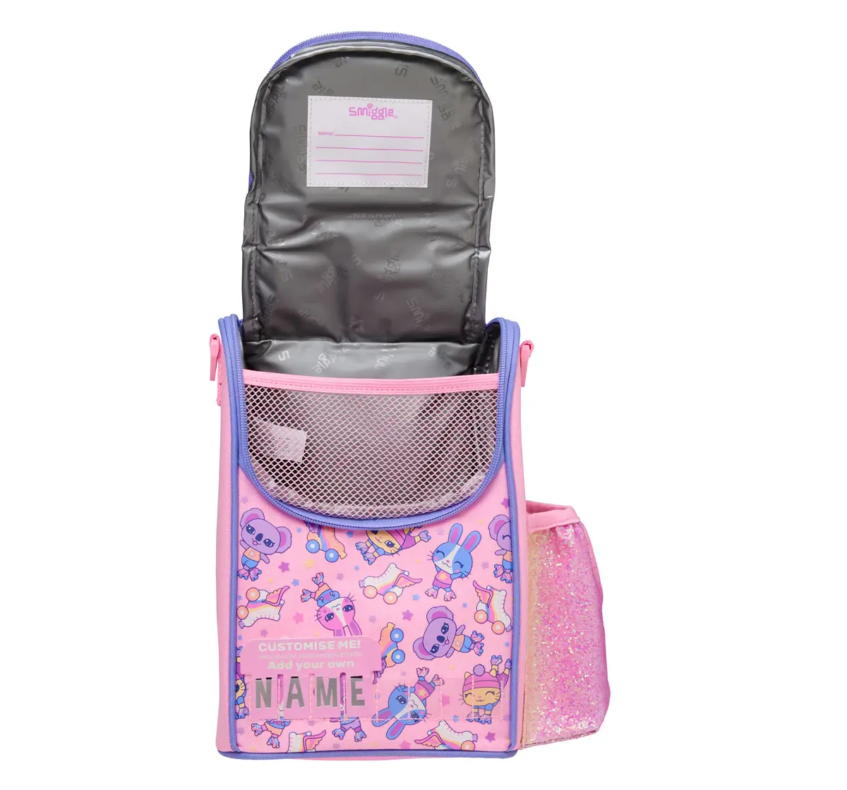 Smiggle Movin Lunch Box With Strap Pink 3Y