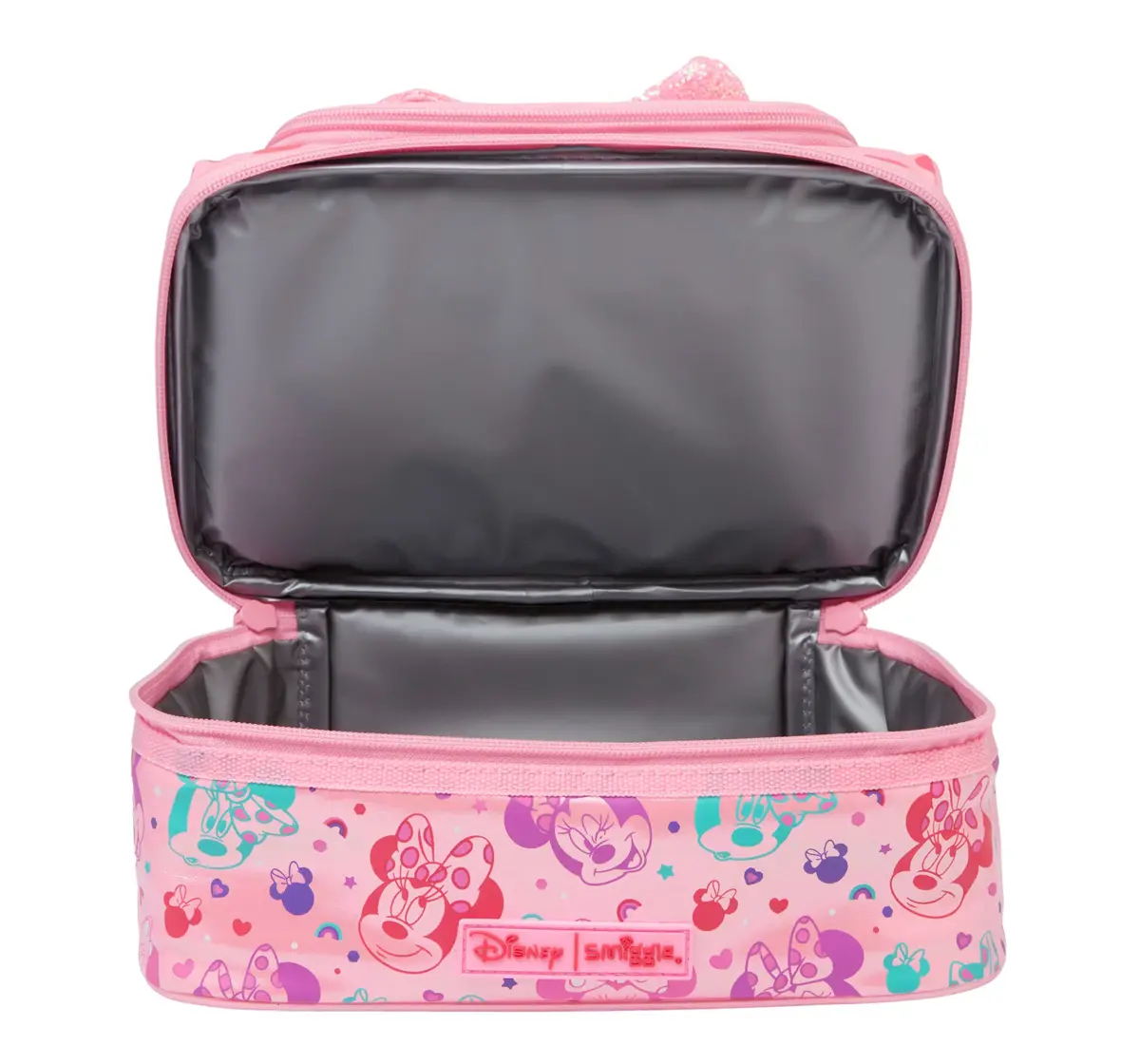 Smiggle Minnie Lunch Box Double Decker, Pink, 3Y+