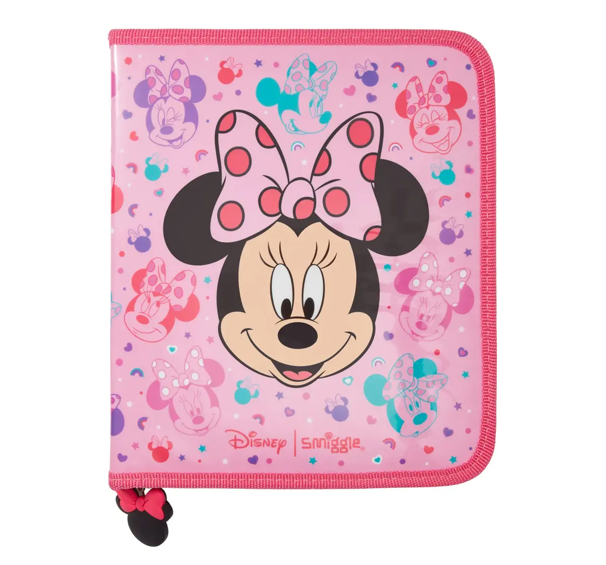 Smiggle Minnie Mouse Confetti Zip It Kit, Pink, 3Y+