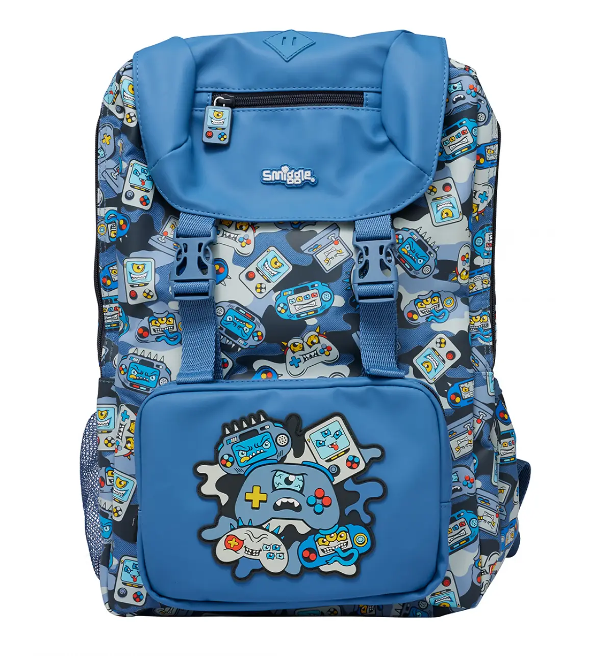 Smiggle Away Foldover Backpack Blue, 3Y+