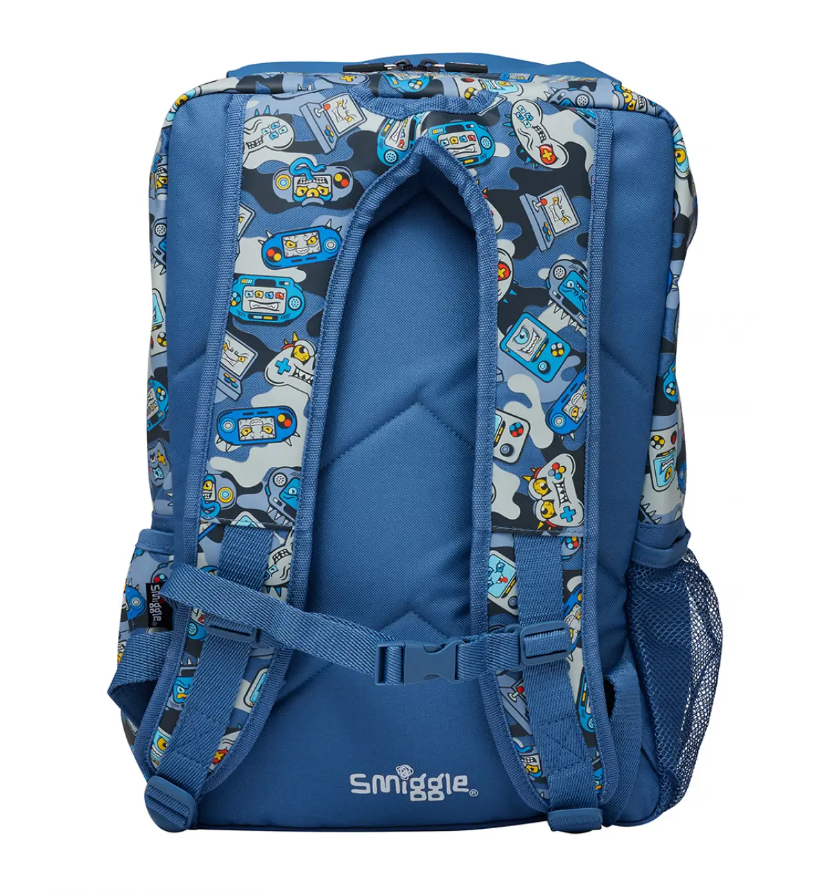 Smiggle Away Foldover Backpack Blue, 3Y+