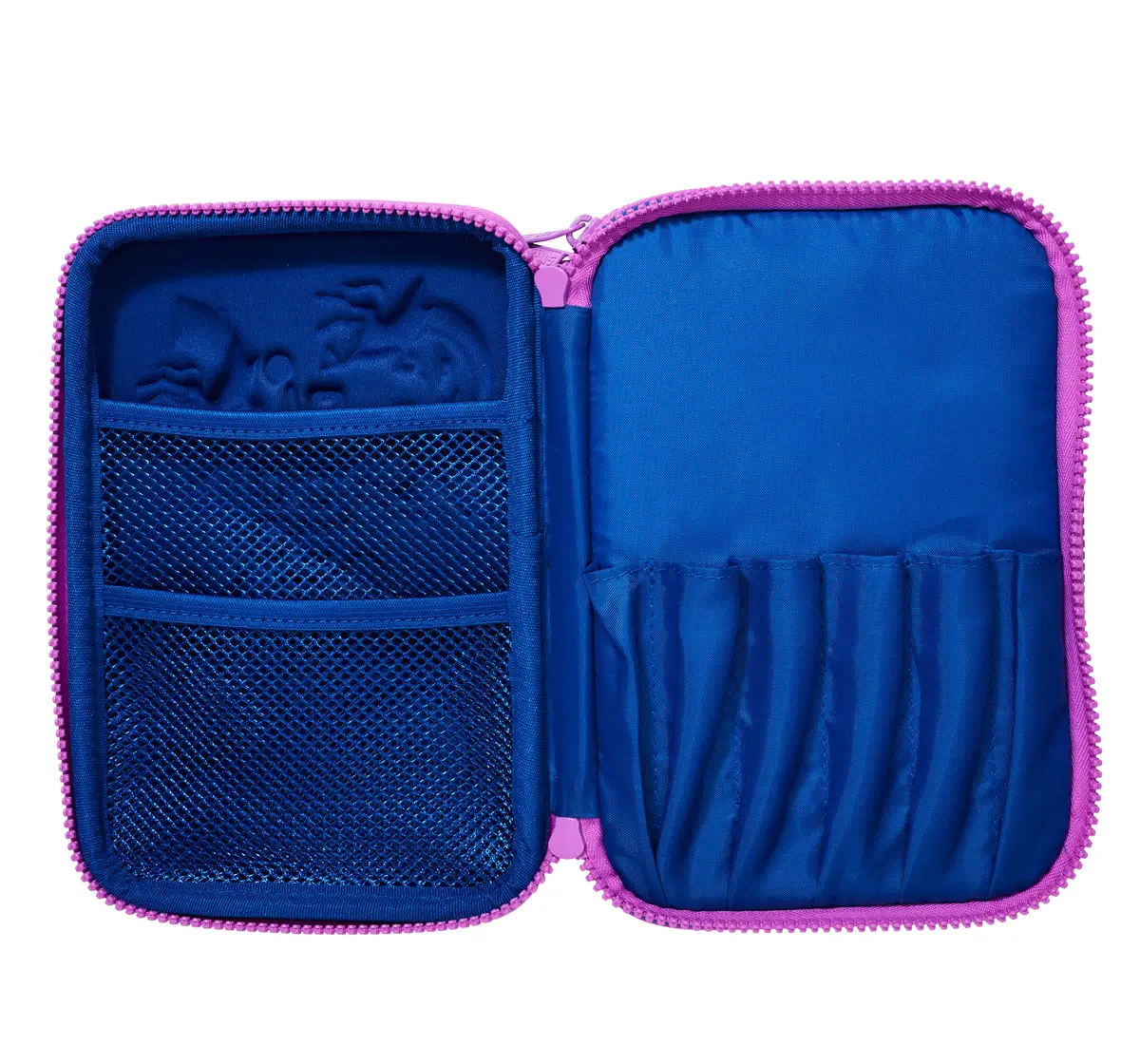 Smiggle Away Hard Top Double Up Pencil Case, Navy Blue, 3Y+