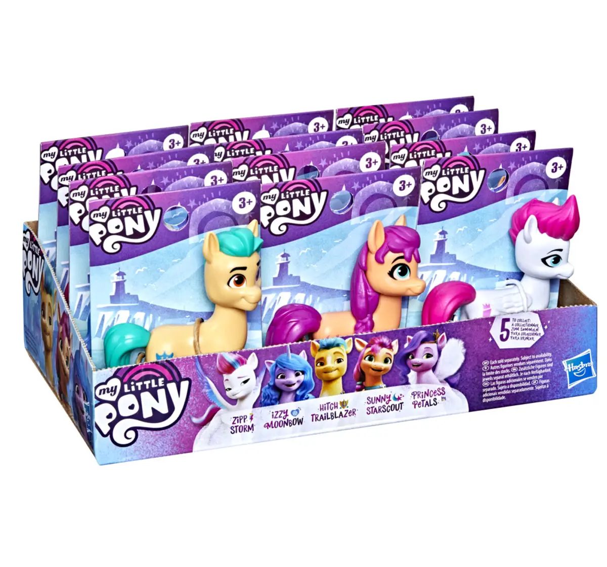 Hasbro My Little Pony A New Generation Movie Friends Figure 3-Inch Pony Toy Multicolour For Girls Ages 3Y+