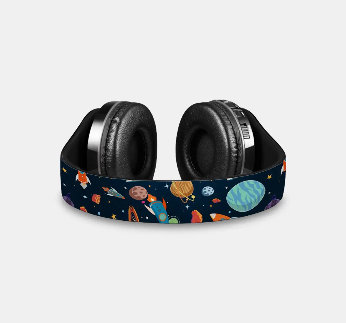Macmerise Space Galaxy Decibel Headphones for Kids, Kids for 5Y+, Blue