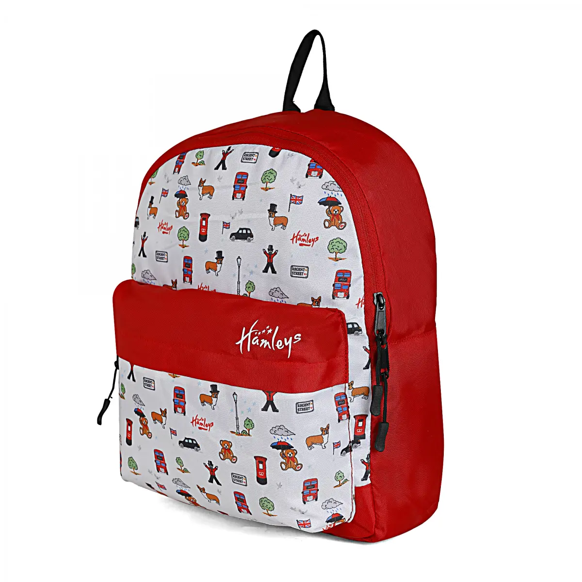 Hamleys School Bag Pack for Kids, 14Inches, Red, 12Y+