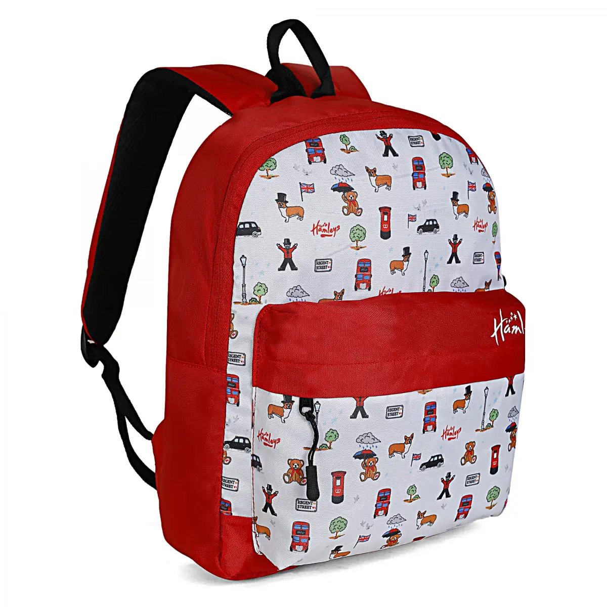 Hamleys School Bag Pack for Kids 14Inches Red 12Y