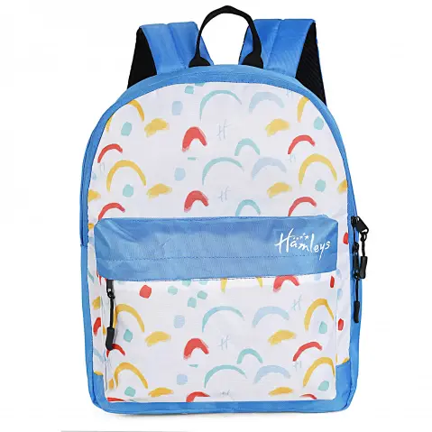 Hamleys School Bag Pack for Kids, 14Inches, Blue, 12Y+
