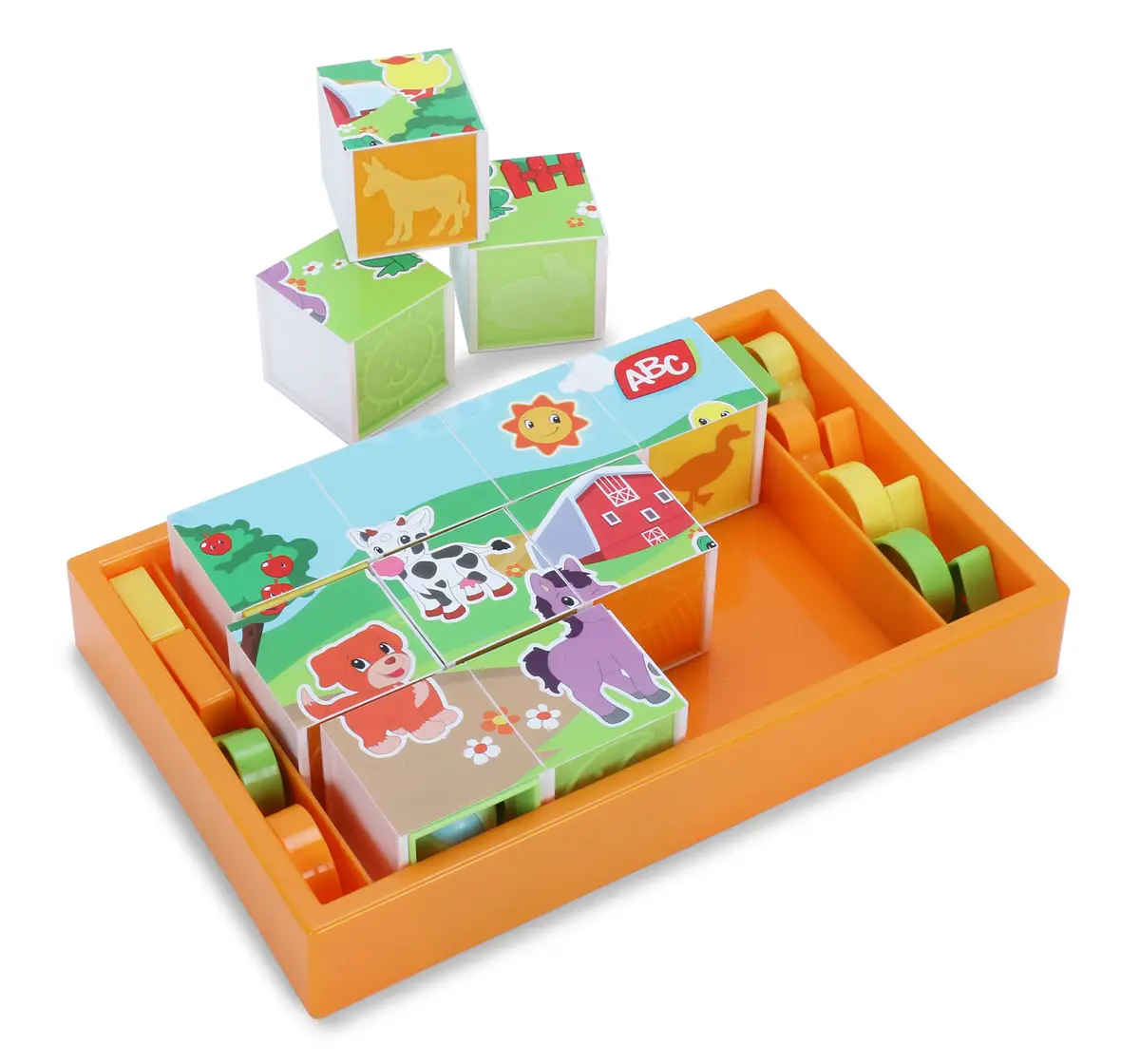 ABC Magicubes Puzzle Animals Multicolour, 18M+