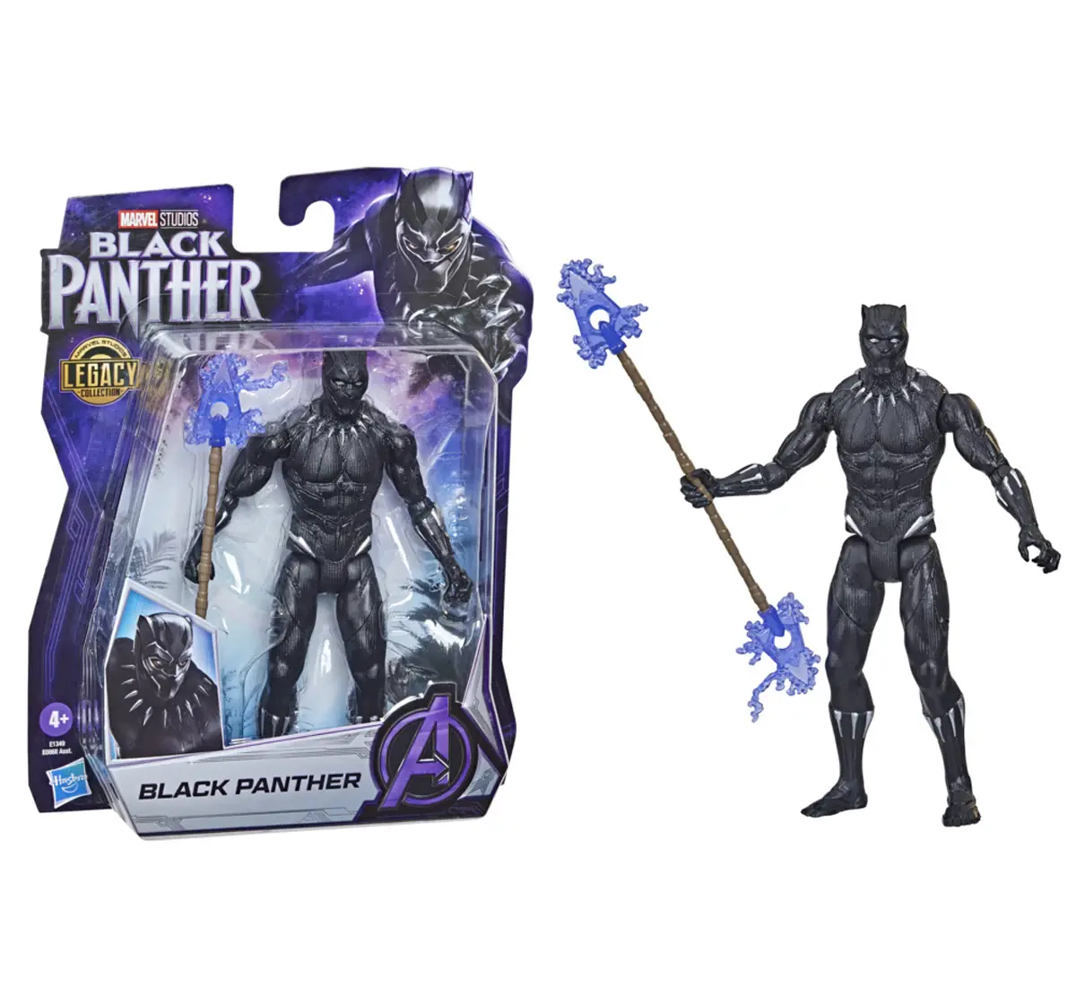 Hasbro Black Panther Marvel Studios Legacy Collection 6-Inch-Scale Collectible Action Figure Multicolour, 4Y+