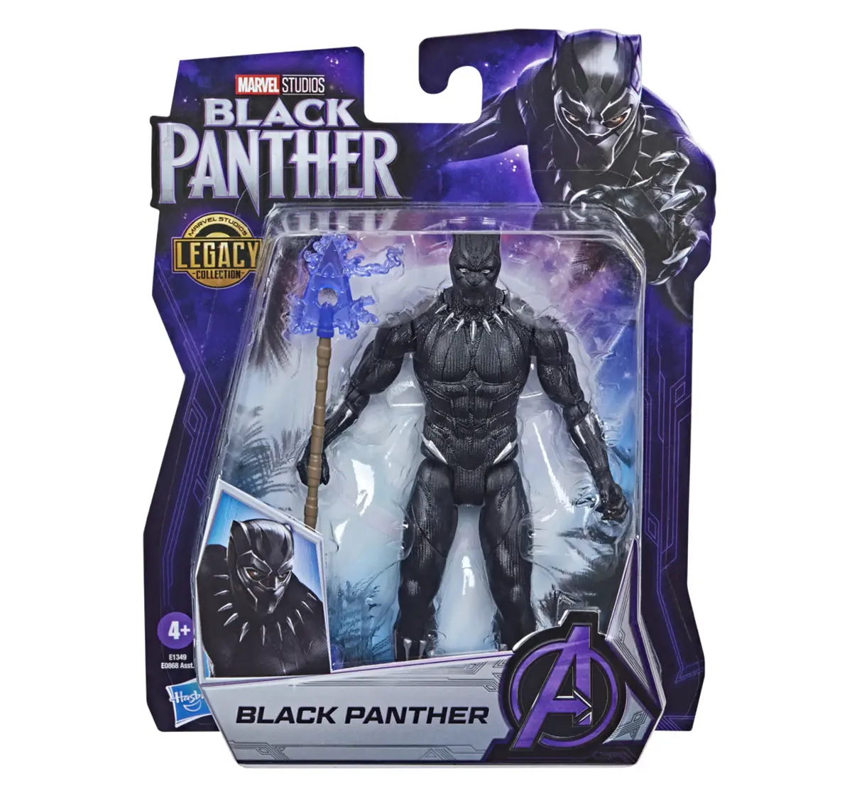 Hasbro Black Panther Marvel Studios Legacy Collection 6-Inch-Scale Collectible Action Figure Multicolour, 4Y+