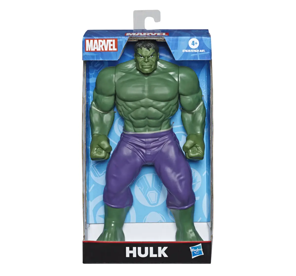 Hasbro Marvel Hulk Toy 9.5 Inch Scale Collectible Super Hero Action Figure Multicolour 4Y