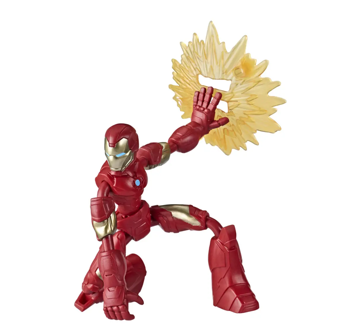 Hasbro Marvel Avengers Bend And Flex Action Figure Toy 6-Inch Flexible Iron Man Figure Muticolour, 4Y+