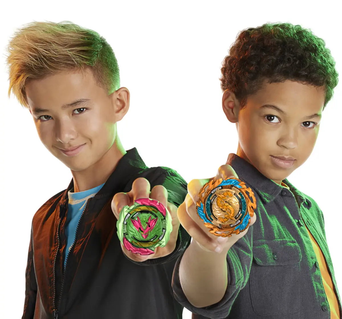 Hasbro Beyblade Burst Quaddrive Galaxy Orbit Battle Set Battle Game Set With Beystadium, 2 Battling Top And 2 Launchers Multicolour, 8Y+