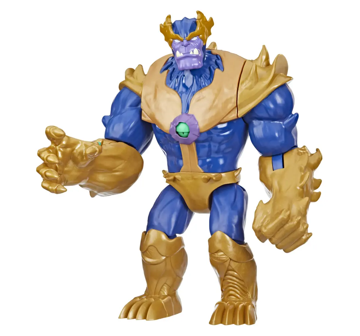 Hasbro Avengers Mech Strike Monster Hunters Monster Punch Thanos Toy 9-Inch-Scale Deluxe Action Figure Multicolour, 4Y+