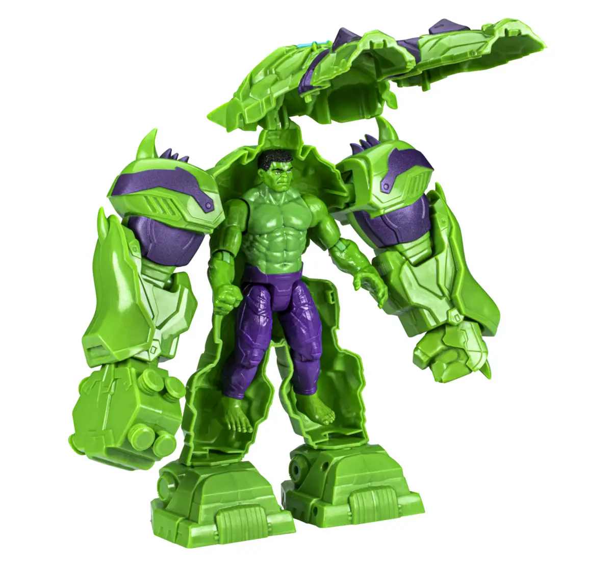 Hasbro Marvel Avengers Mech Strike Monster Hunters Monster Smash Hulk Toy 6-Inch-Scale Deluxe Action Figure Multicolour, 4Y+