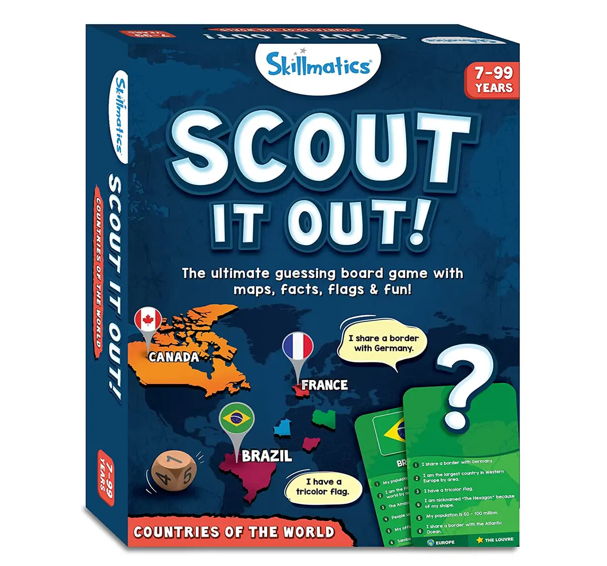Skillmatics Scout It Out-World Countries Multicolour 6Y+