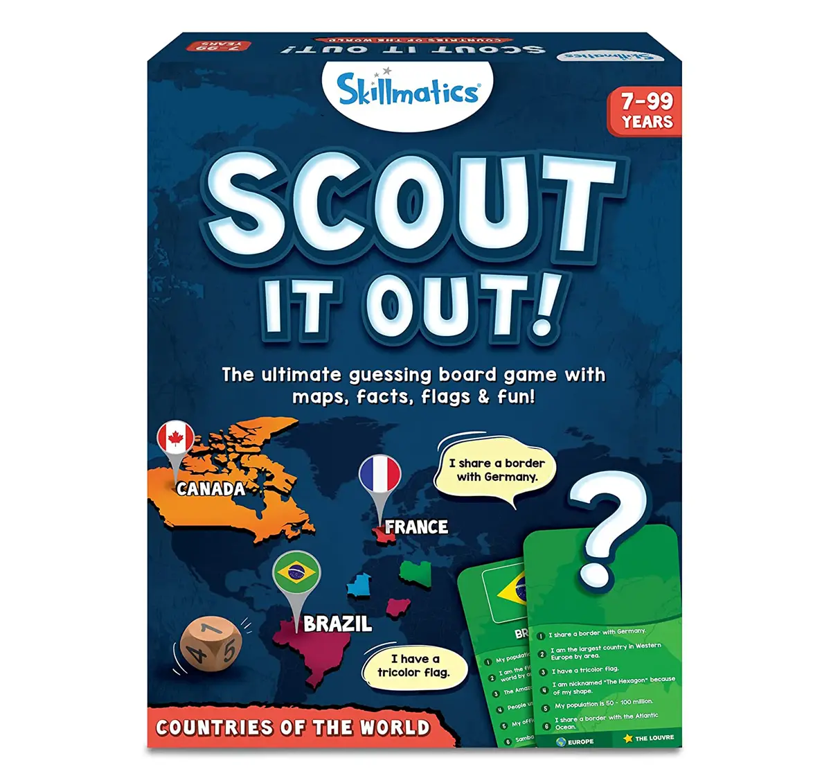 Skillmatics Scout It Out-World Countries Multicolour 6Y+