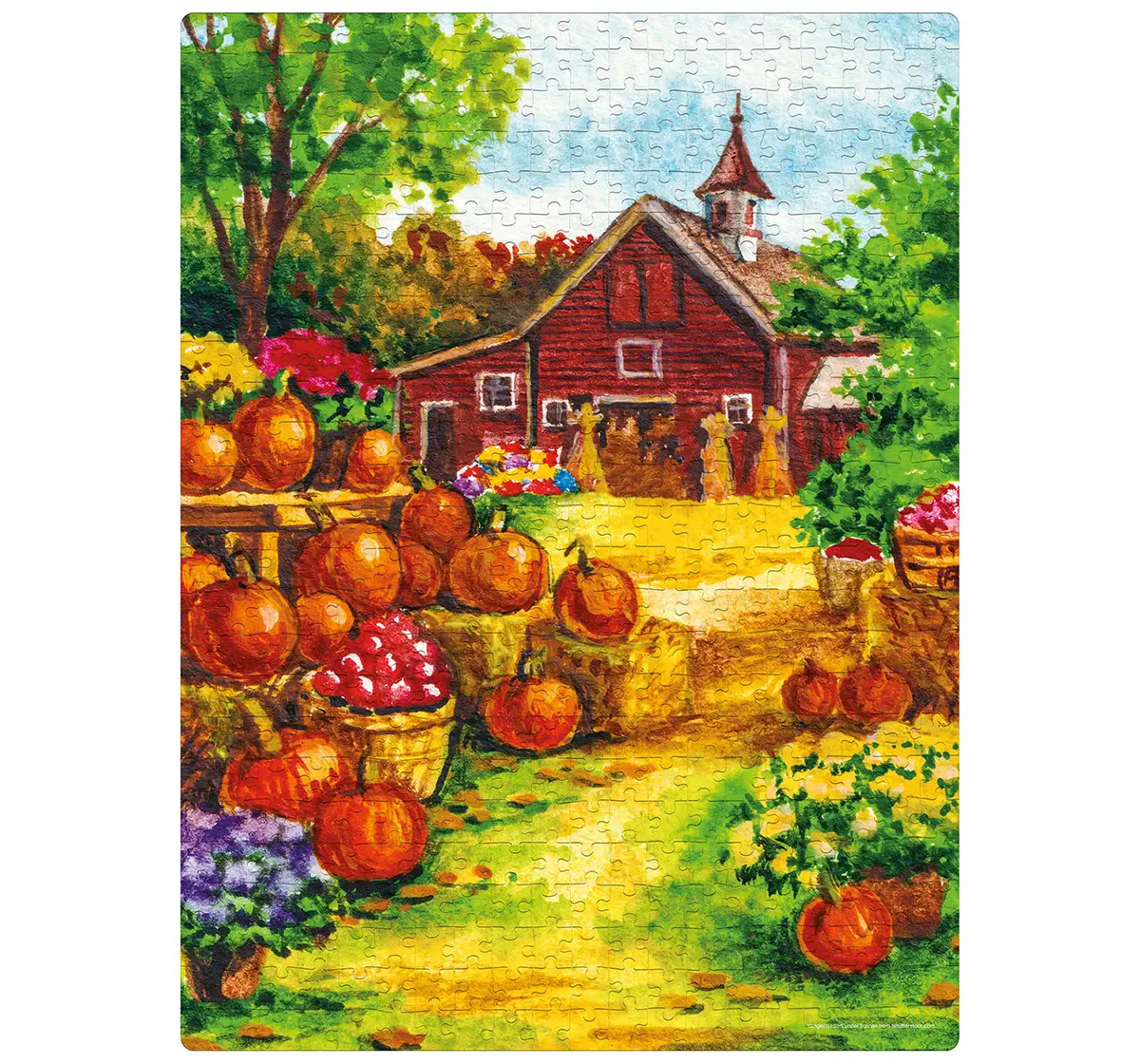 Buy Frank Farmer’s Market, 500 Pieces Jigsaw Puzzle, 10Y+ Online ...