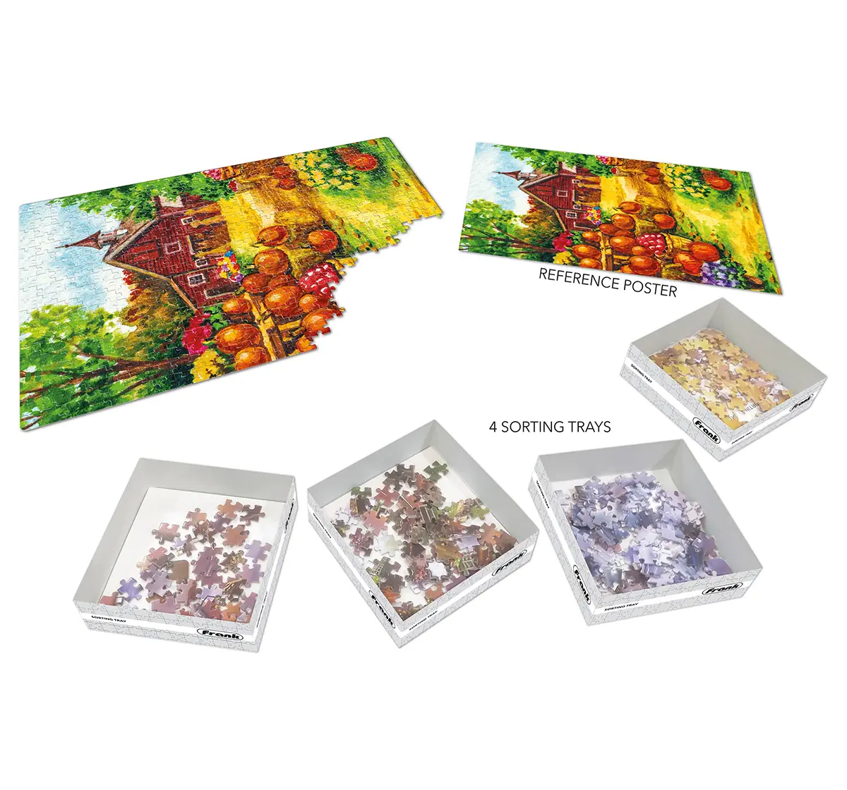 Buy Frank Farmer’s Market, 500 Pieces Jigsaw Puzzle, 10Y+ Online ...