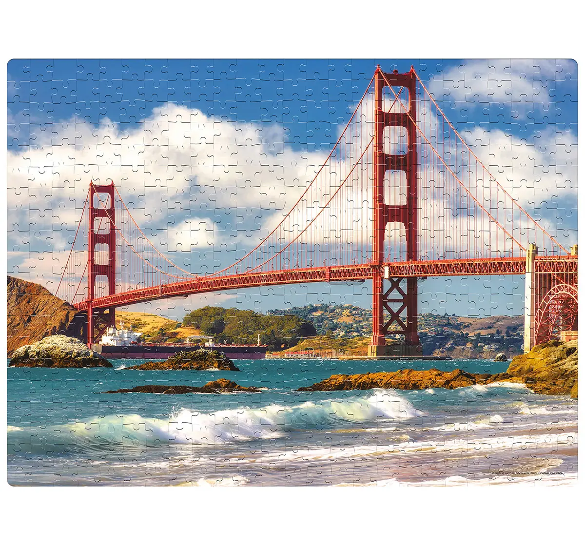 Frank Golden Gate Bridge, 500 Pieces Jigsaw Puzzle, 10Y+