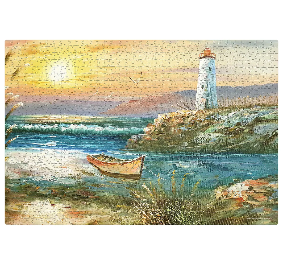 Frank The Lighthouse, 1000 Pieces Jigsaw Puzzle, 15Y+