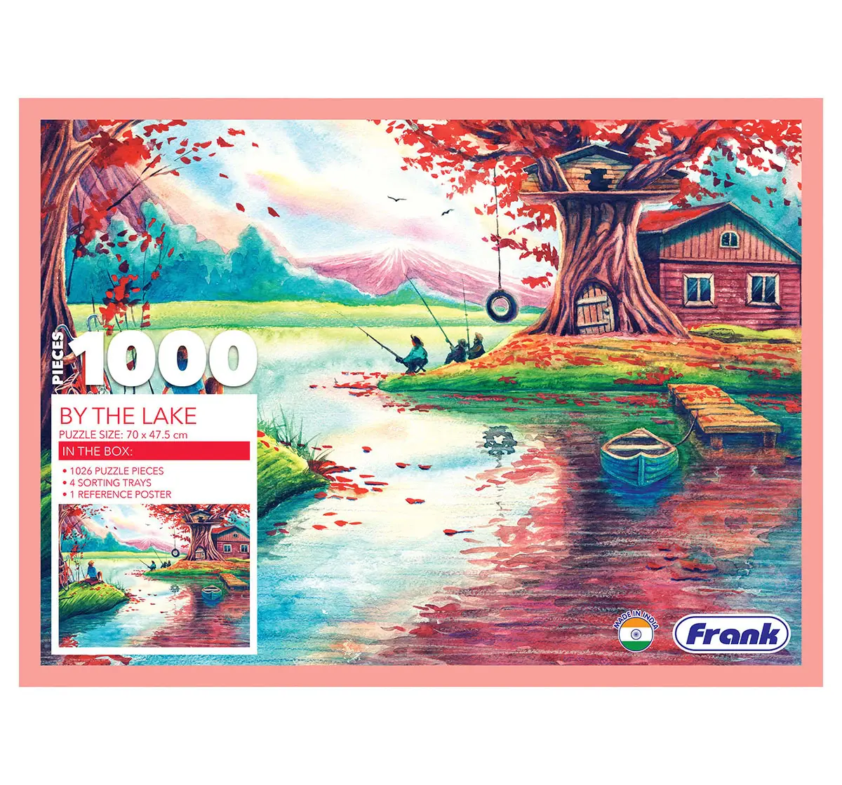 Frank By The Lake, 1000 Pieces Jigsaw Puzzle, 15Y+