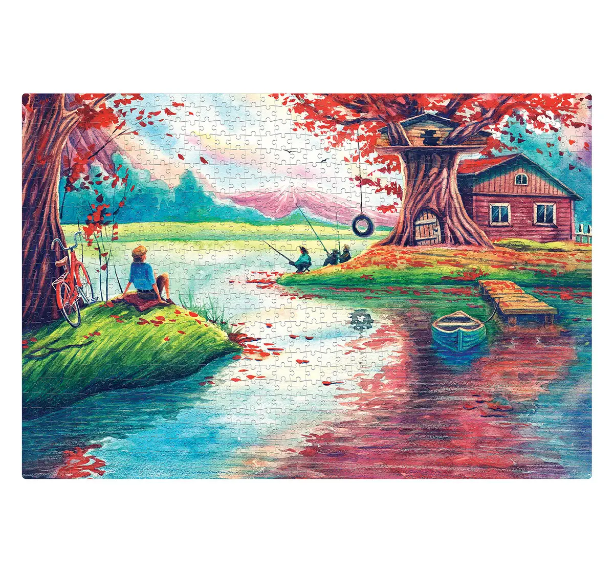 Frank By The Lake, 1000 Pieces Jigsaw Puzzle, 15Y+