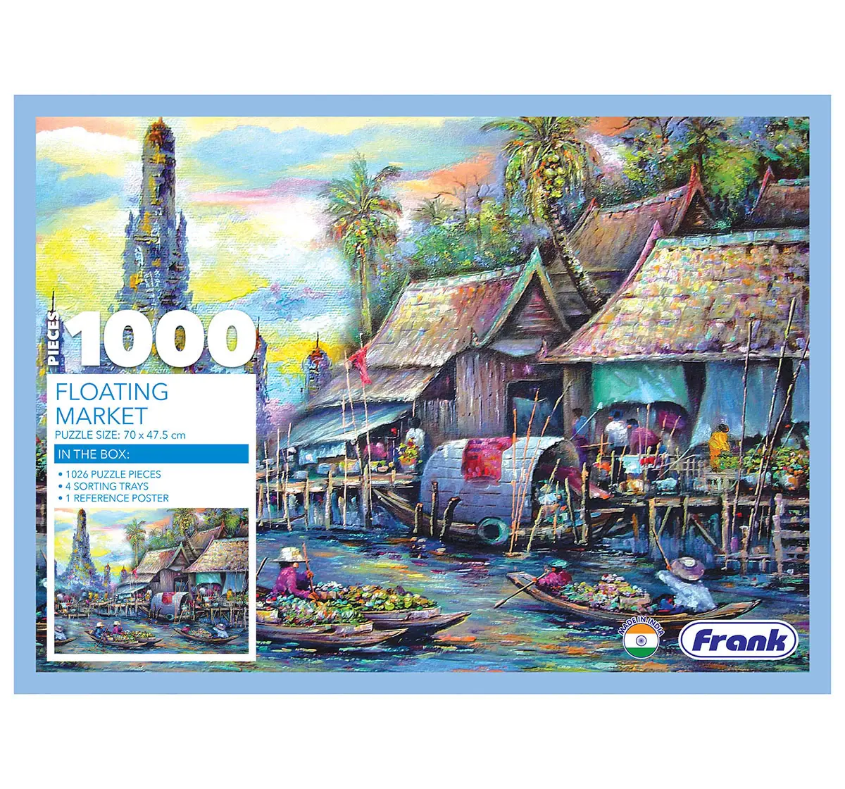Frank Floating Market, 1000 Pieces Jigsaw Puzzle, 15Y+