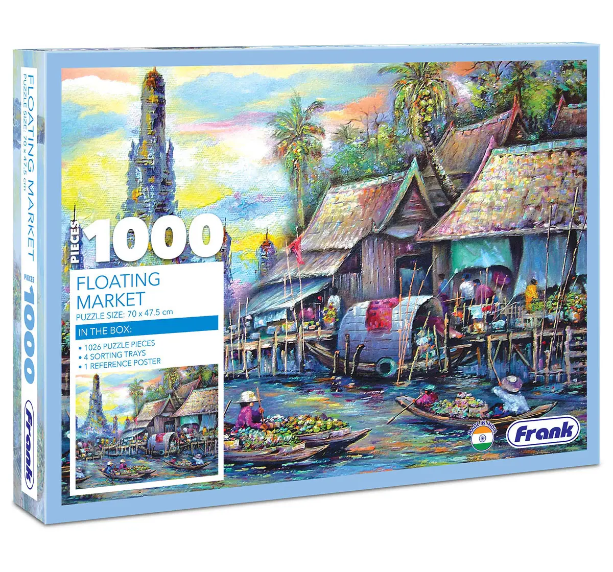 Frank Floating Market, 1000 Pieces Jigsaw Puzzle, 15Y+