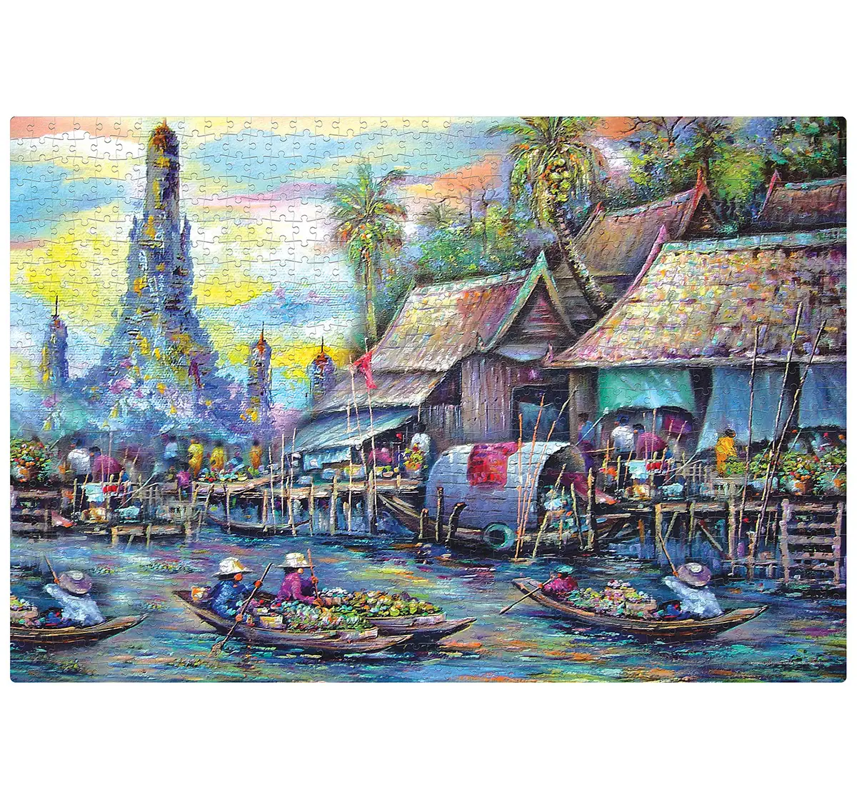 Frank Floating Market, 1000 Pieces Jigsaw Puzzle, 15Y+