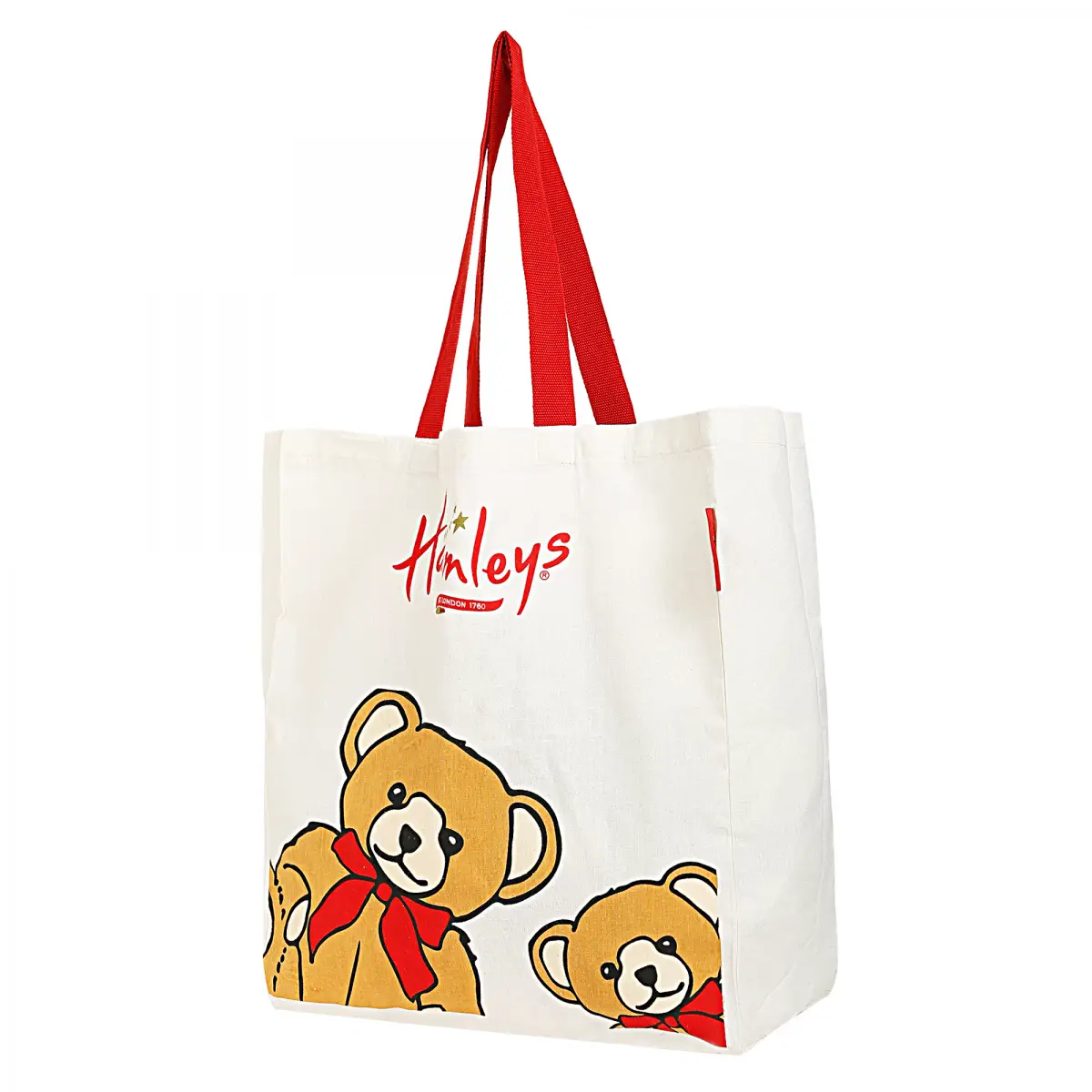 Hamleys Bear Shopping Bag Medium, White