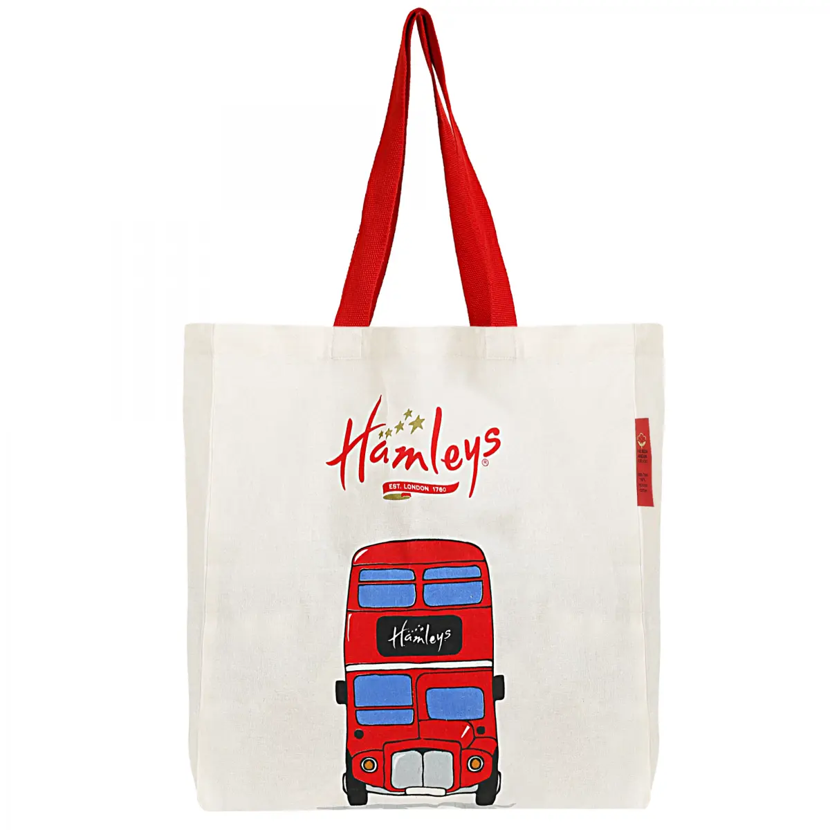 Hamleys Bus Shopping Bag Medium, White